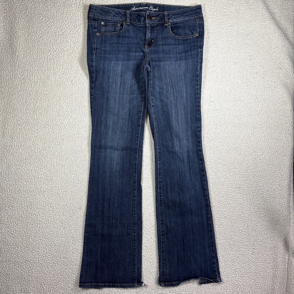 American Eagle Stretch Favorite Boyfriend Women's Size 10 X Long Bootcut Jeans